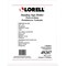 Lorell Sign Holder, Acrylic, T-Base, 8-1/2"x11", 2/PK, Clear PK LLR49207 - alternate 6